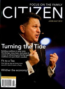 Citizen Magazine cover June/July 2012 - John Stemberger