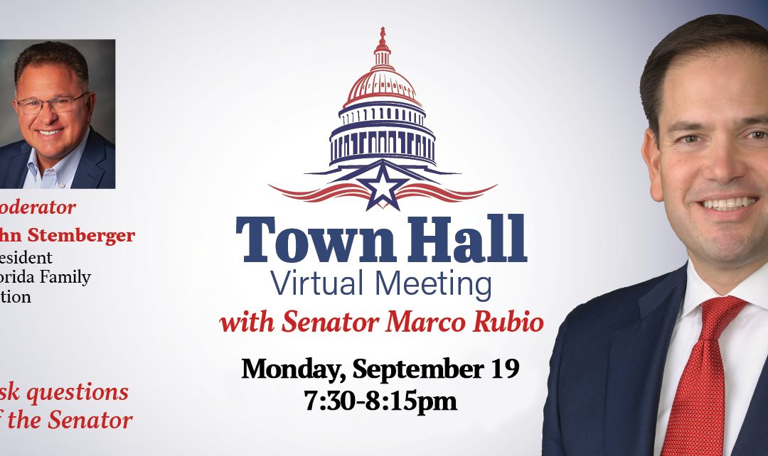 Ask Sen. Marco Rubio a Question in Our Virtual Town Hall