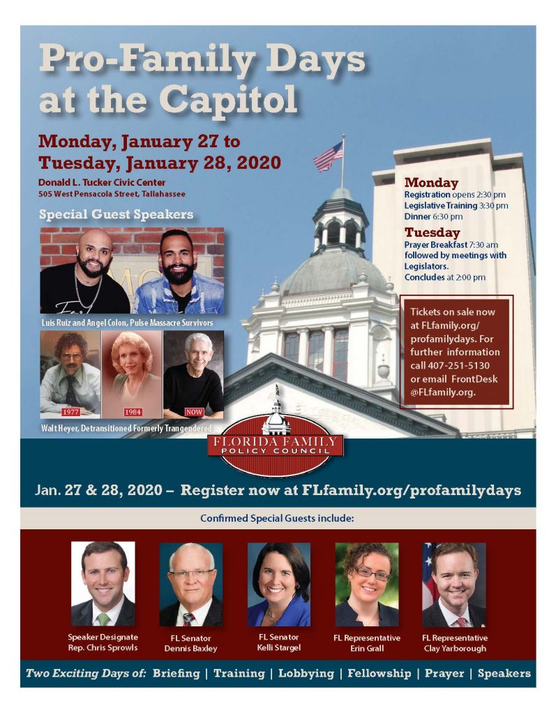 pro-family days at the capitol