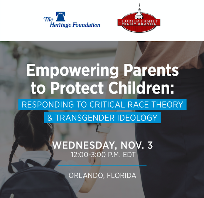 Empowering Parents to Protect Children: Responding to Critical Race Theory & Transgender Ideology