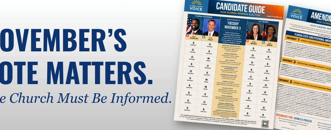 One of Florida Family Voice’s primary functions is helping the 15…