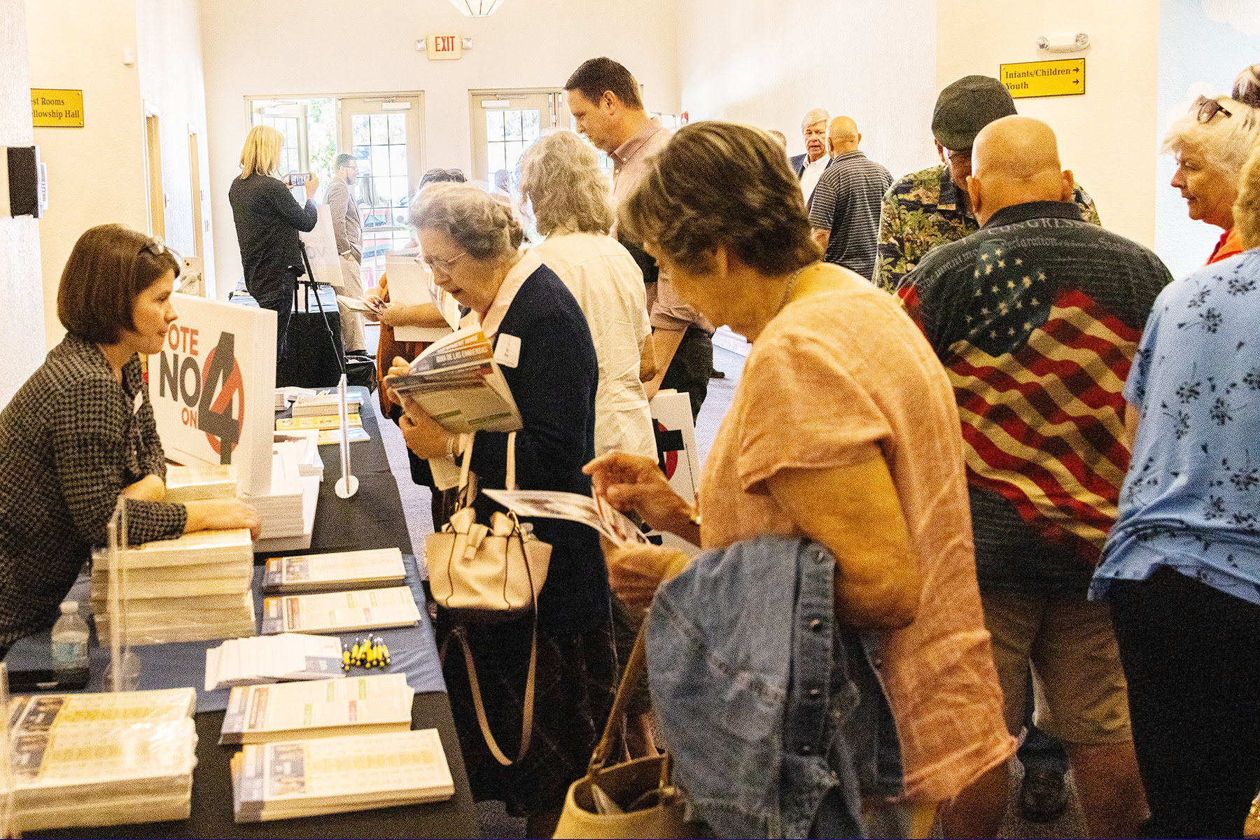 Florida Family Voice No on 4 Bus Tour stop